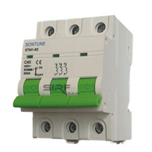 Mini Breaker Para Montar En Riel 3 Polos 40 Amp (STM1-63-C40)