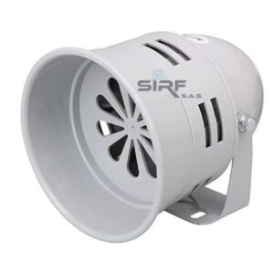 Sirena Plástica 220v (alarma De Sonido / Emergencia)