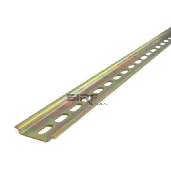 Riel Omega Perforado 1mt Cold Rolled - SIRF SAS