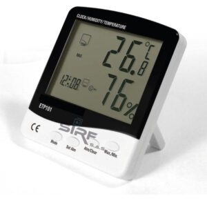 Termohigrómetro Reloj 3 en 1 (ETP101)